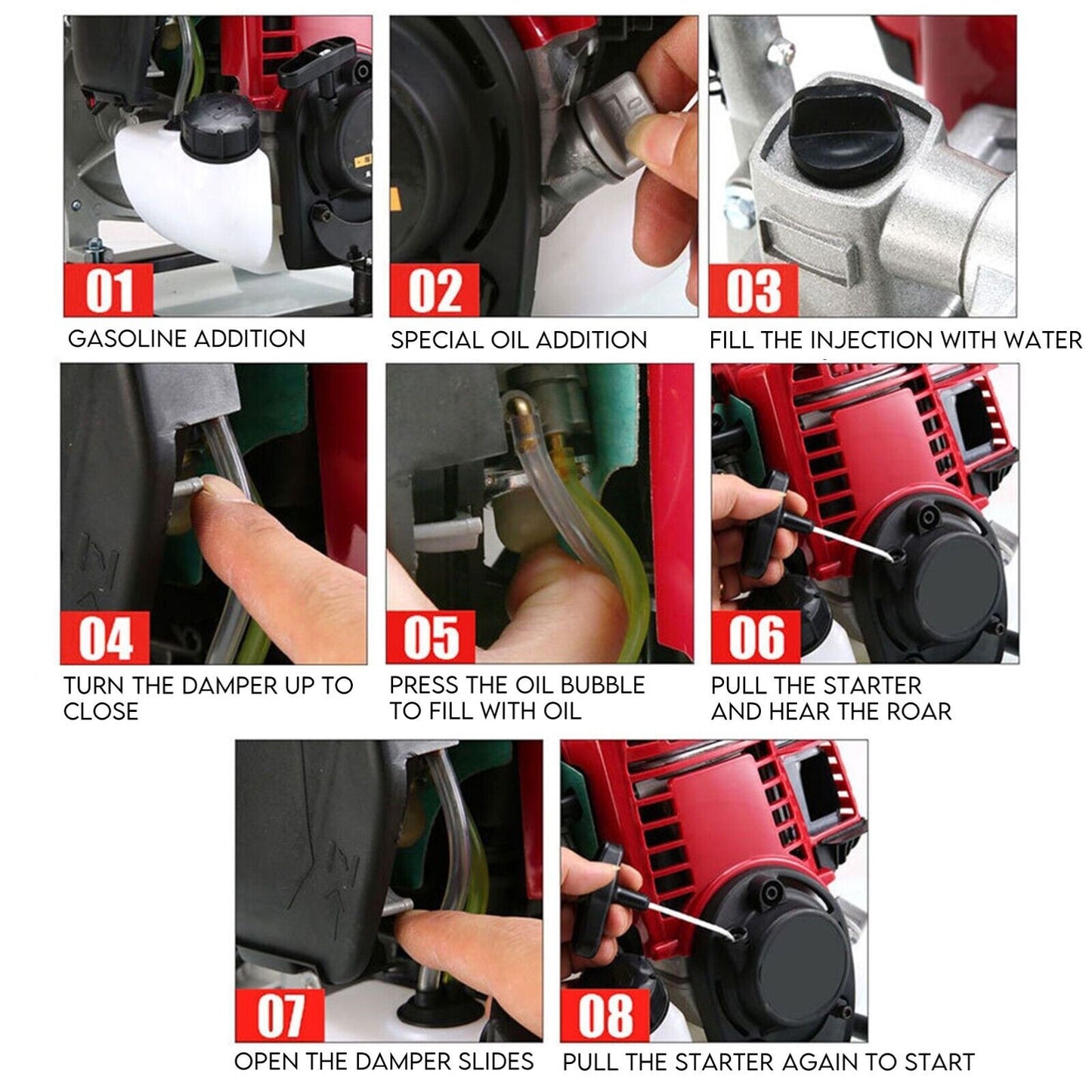 Portable 4-Stroke Petrol Water Pump 1.6HP